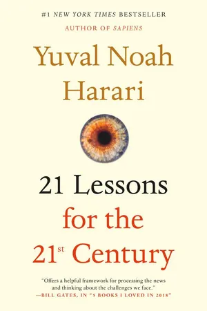 21 Lessons for the 21st Century cover